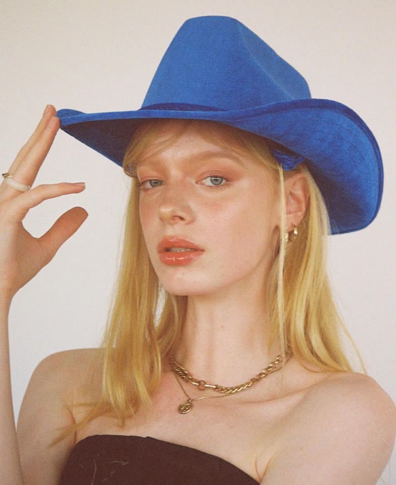 Blue Hat Portrait